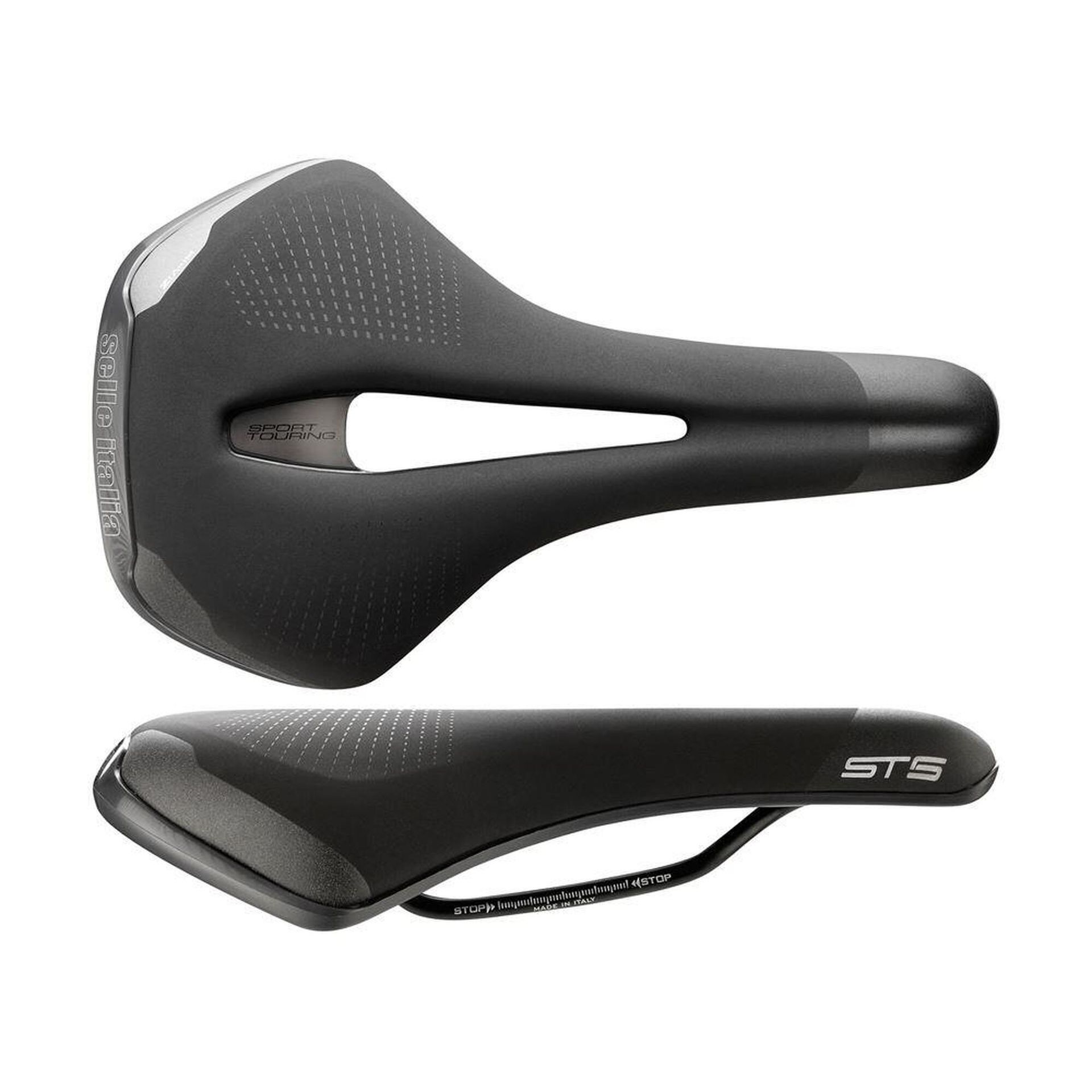 Selle Italia Italia ST5 Flow Saddle, black S2 | 155mm 2021 Siodełka miejskie i komfortowe 308119001
