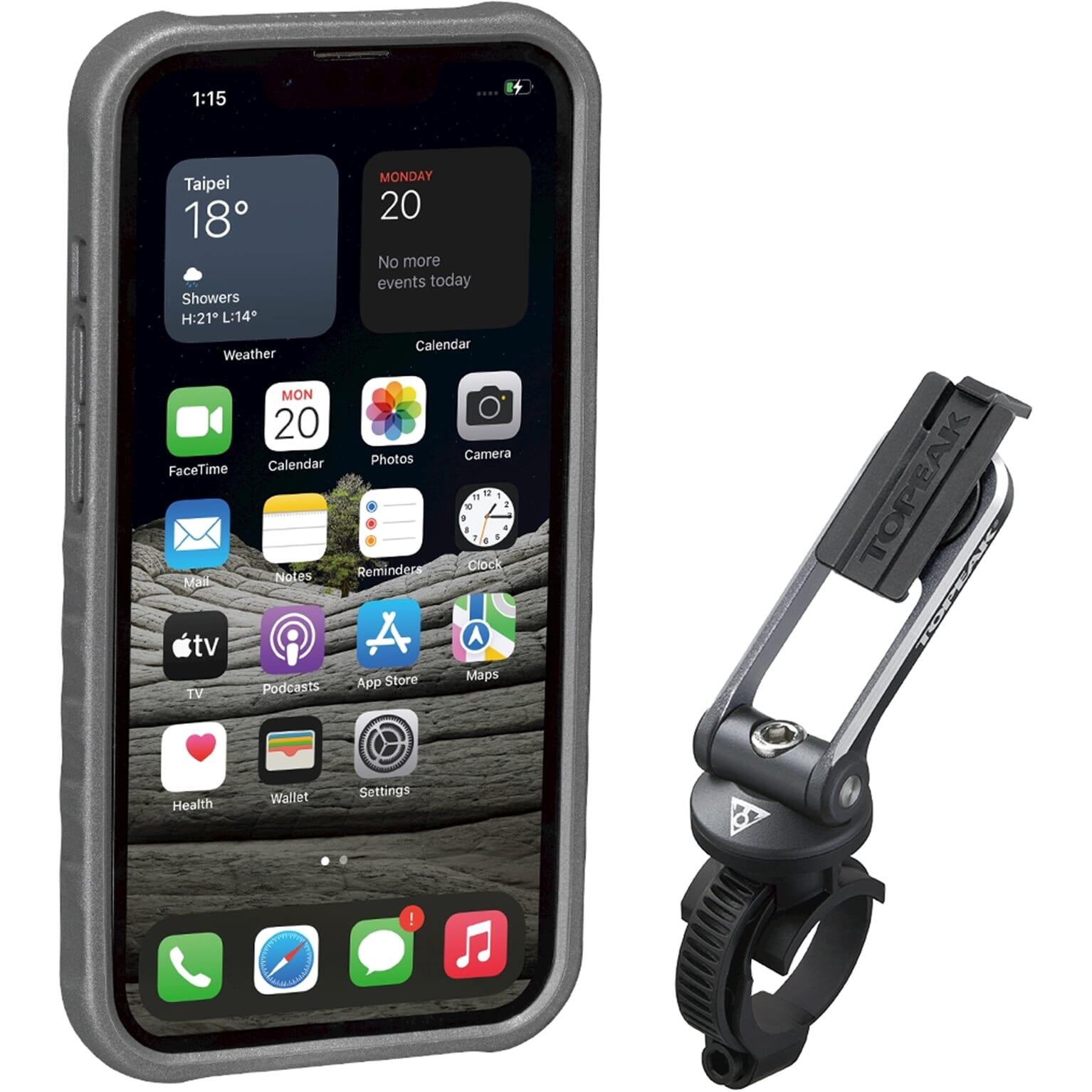 Topeak pokrowiec RIDECASE FOR iPHONE 13 PRO BLACK/GRAY new 2022