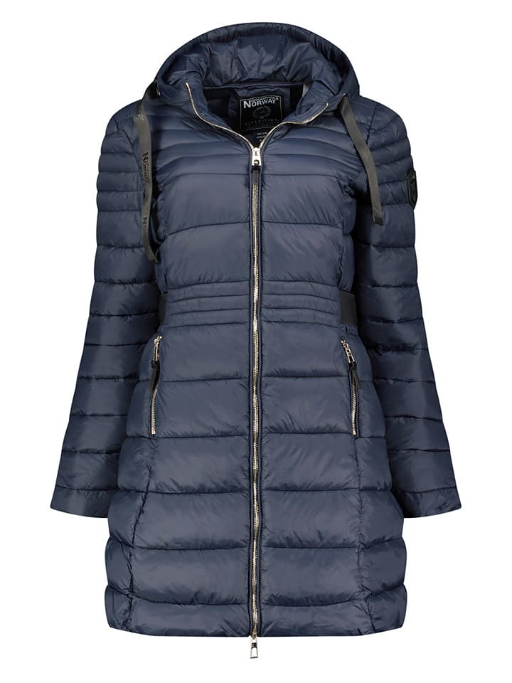 Geographical Norway Kurtka pikowana w kolorze granatowym
