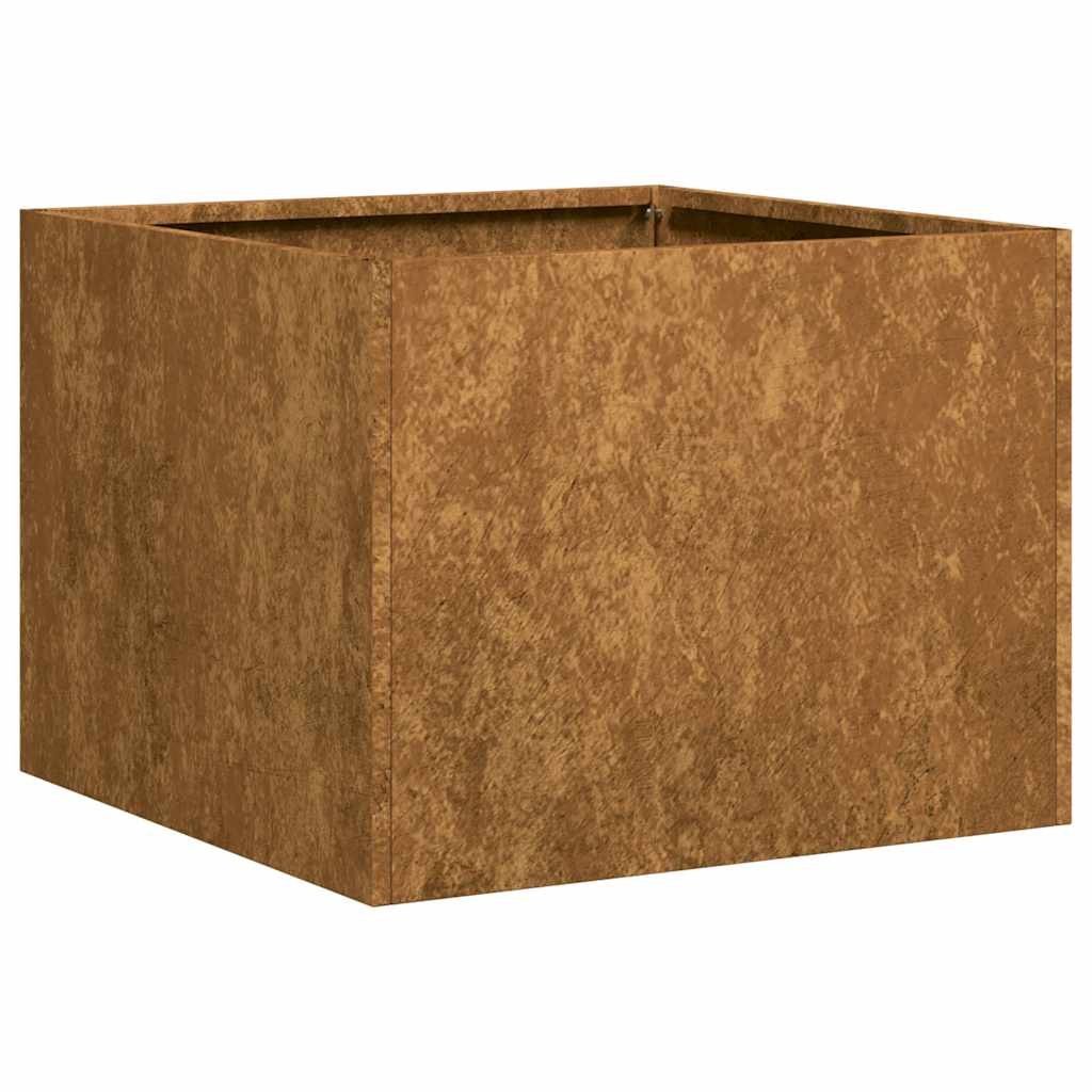 vidaXL Doniczka Rusty 40x40x30 cm Stal nierdzewna