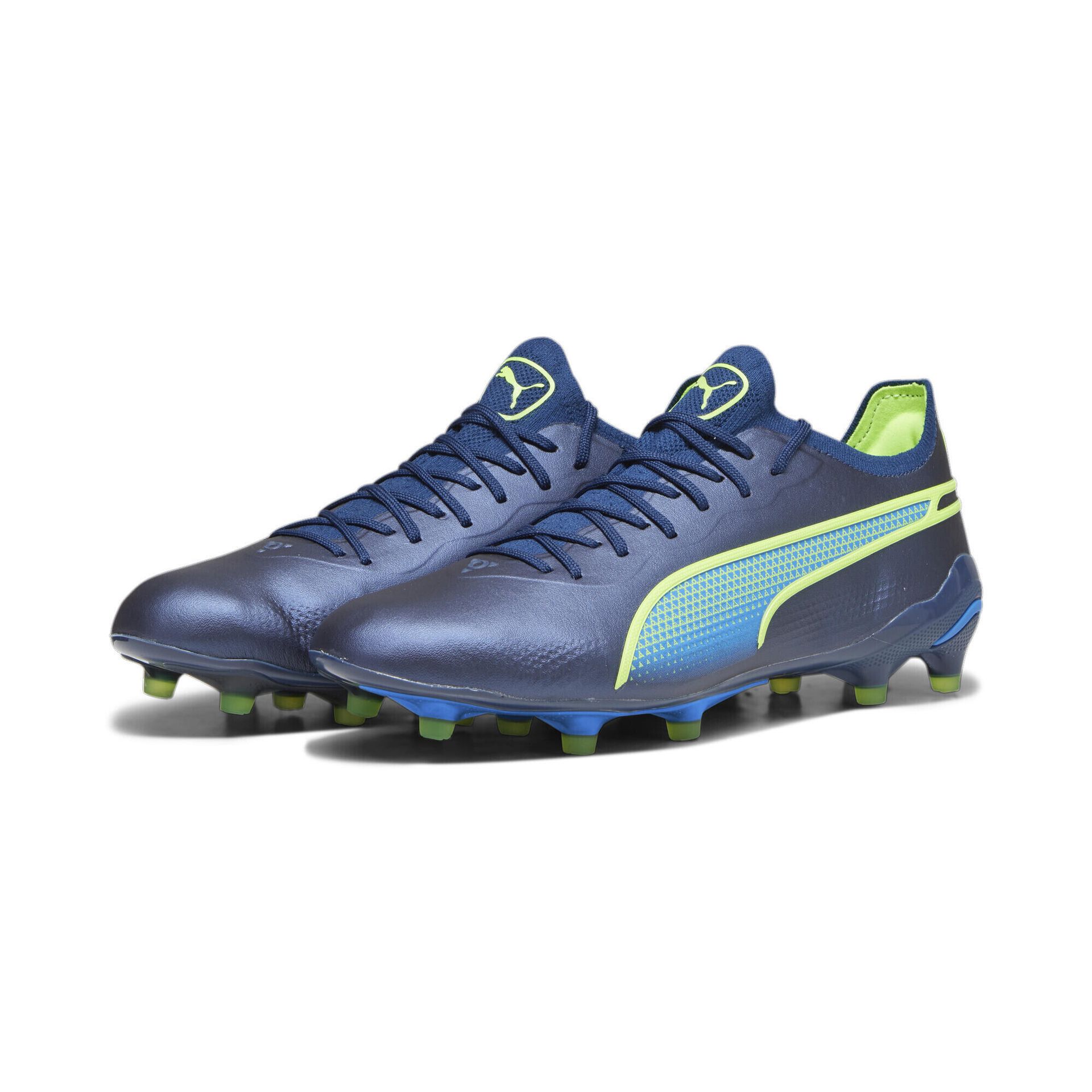Puma King Ultimate FG/AG 107563-04, Męskie, buty piłkarskie - korki, Granatowy