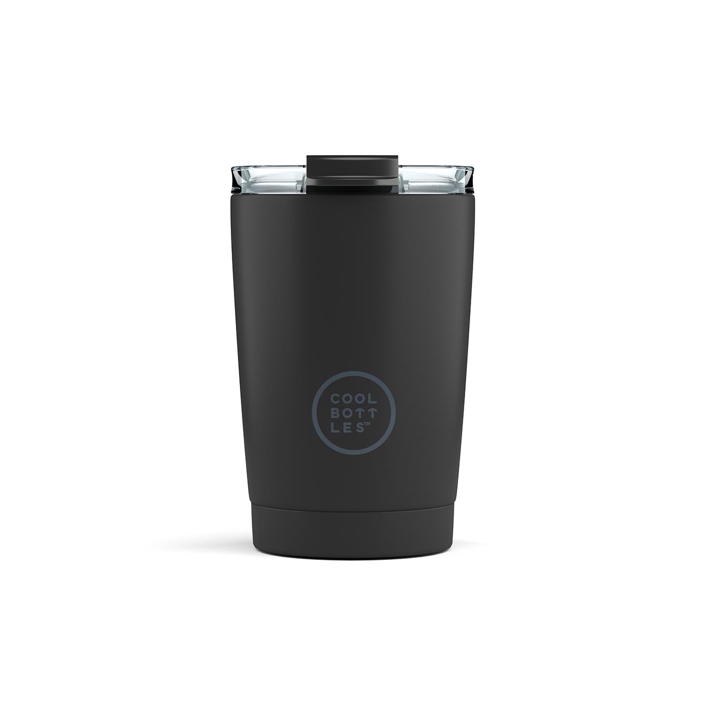 Cool Bottles Kubek termiczny 330 ml Triple cool Mono Black
