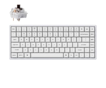 Keychron K2 Pro Brown Switch HotSwap Win/macOS RGB ALU White K2P-Q3