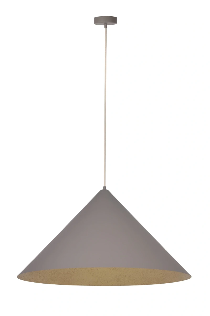 Vesuvio 70 taupe złoty lampa wisząca duża do industrialnego pomieszczenia