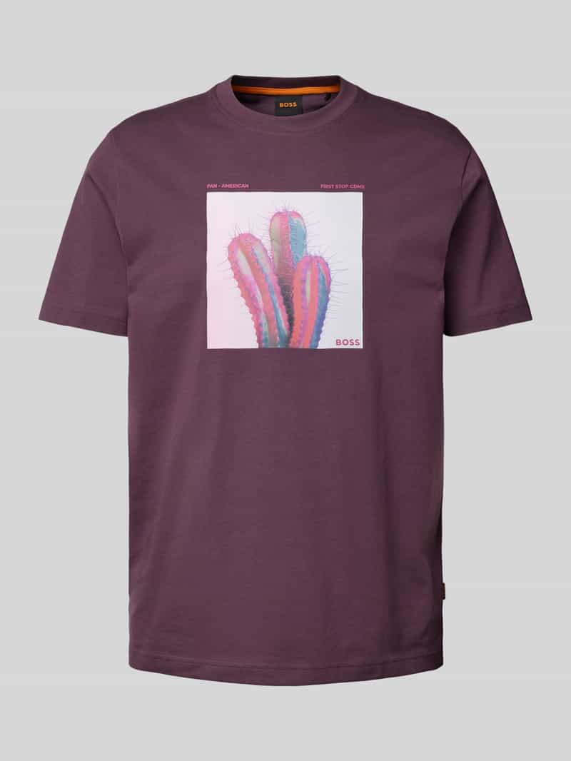 T-shirt z nadrukiem z logo i motywem model ‘mextour’