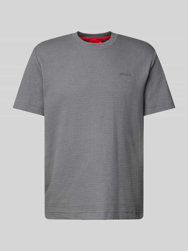 T-shirt z fakturowanym wzorem model ‘Austin’