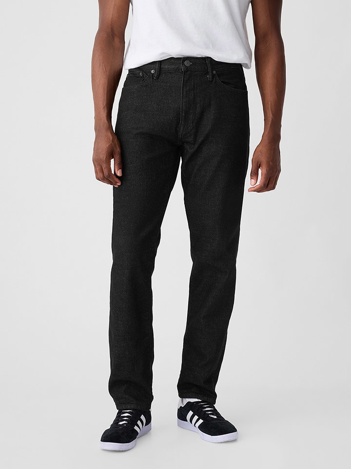 GAP Dżinsy - Regular fit - w kolorze czarnym