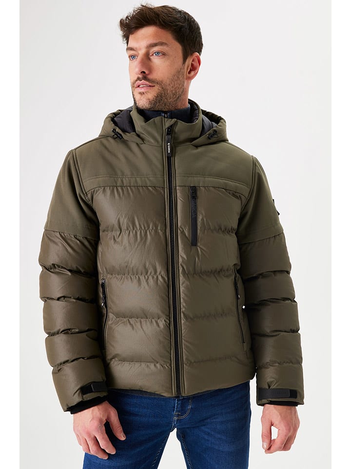 Garcia Kurtka pikowana w kolorze khaki