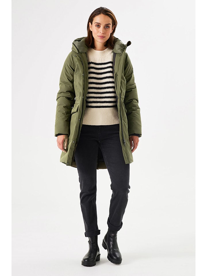 Garcia Parka w kolorze khaki