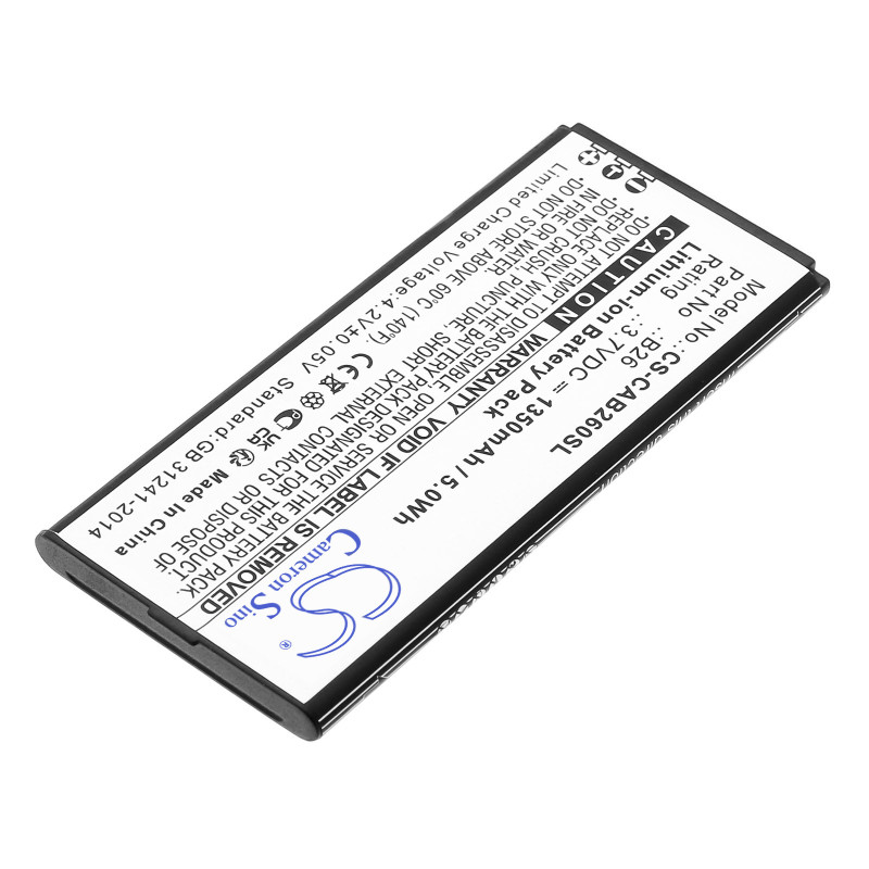 CAT B26 / B26 1350mAh 5.00Wh Li-Ion 3.7V (Cameron Sino)