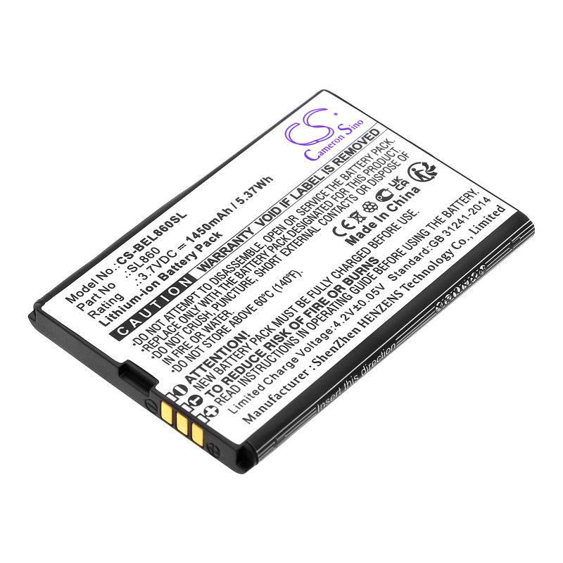 Bea-fon SL860 Touch / SL860 1450mAh 5.37Wh Li-Ion 3.7V (Cameron Sino)