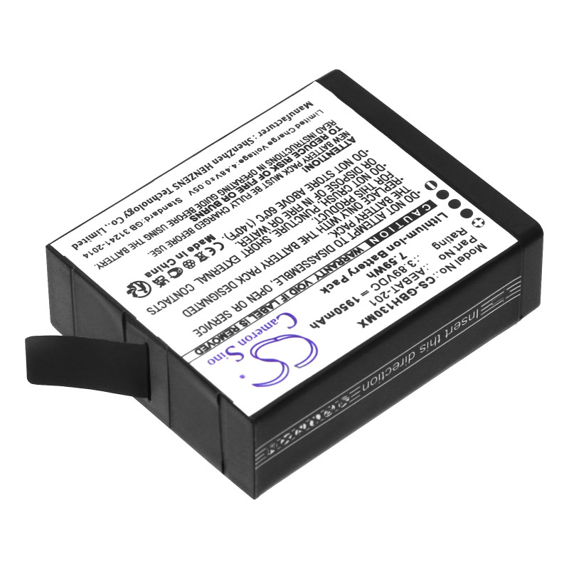 GoPro Hero 13 / AEBAT-201 1950mAh 7.59Wh Li-Ion 3.89V (Cameron Sino)