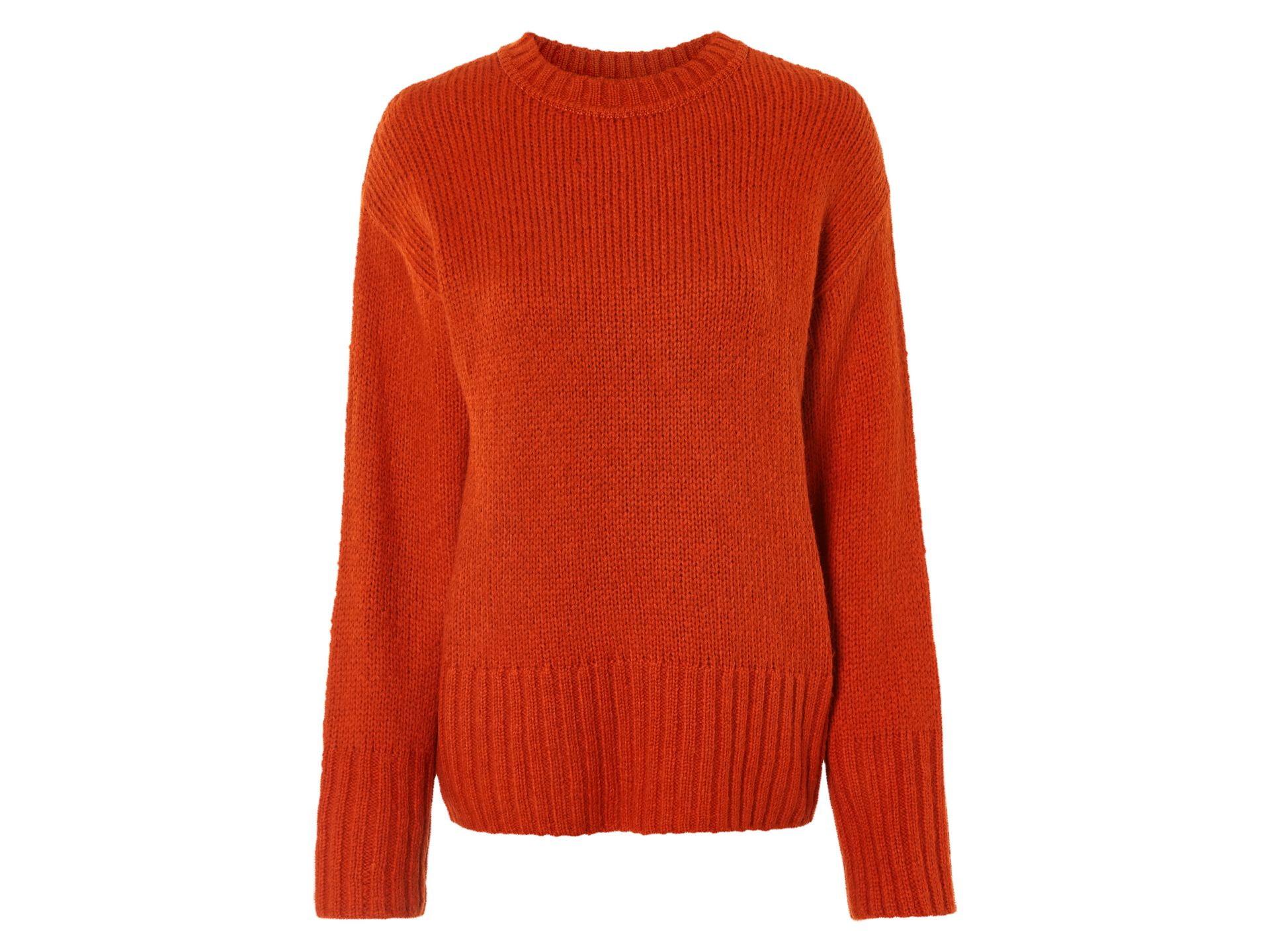esmara® Sweter damski z wełną (M (40/42), Czerwony)