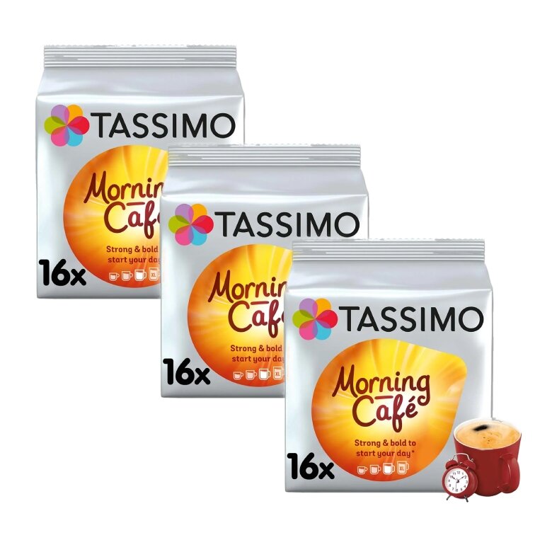 ZESTAW - Kapsułki Tassimo Morning Cafe 3x16 szt.