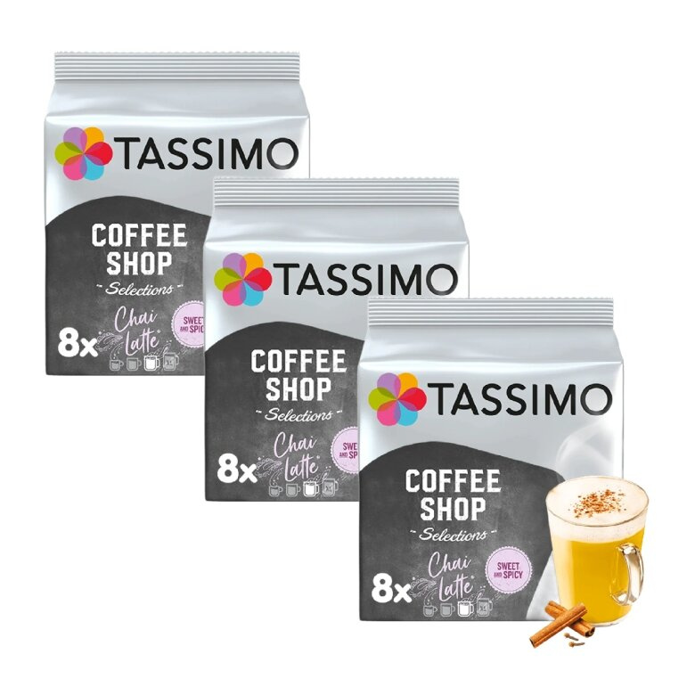 ZESTAW - Kapsułki Tassimo Coffee Shop Selections Chai Latte 3x8 szt.
