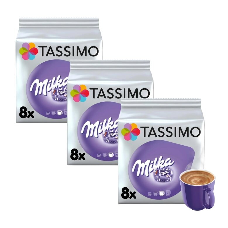 ZESTAW - Kapsułki Tassimo Milka 3x8 szt.