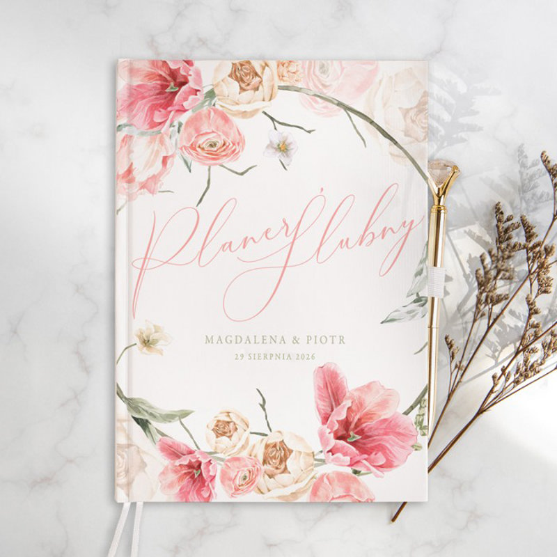 PLANER ślubny personalizowany niezbędnik dla Pary Młodej Wedding Day