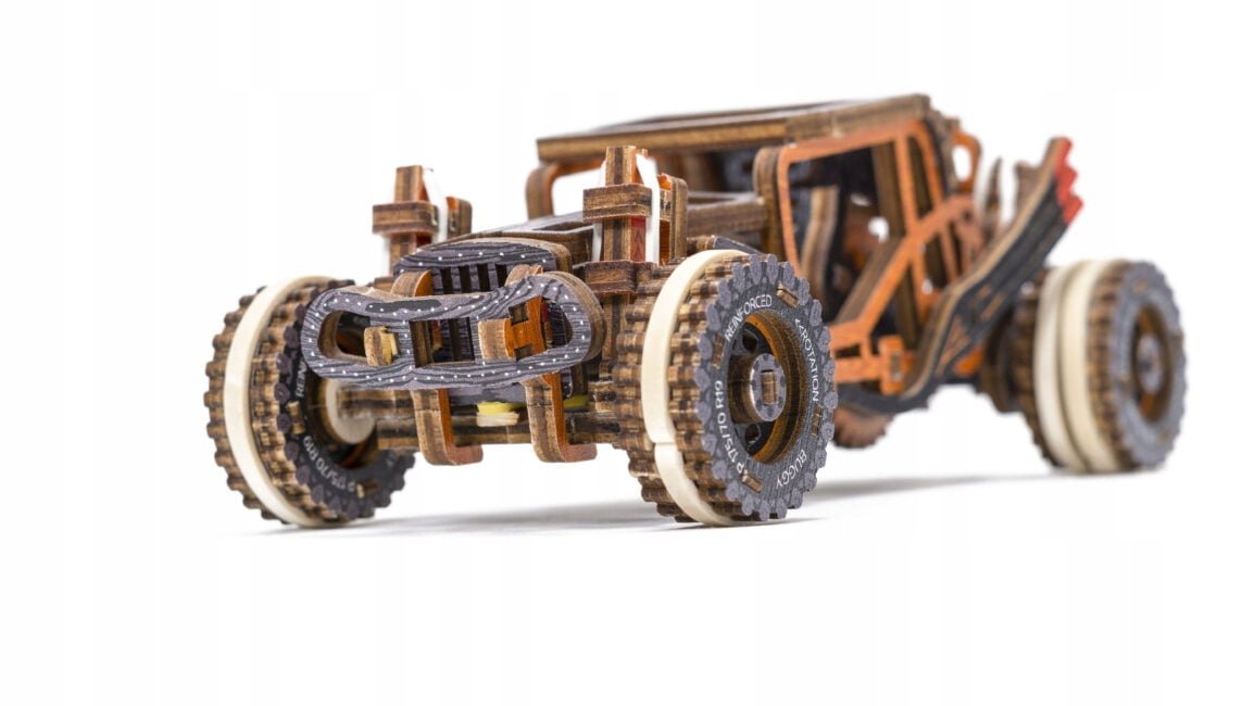 Wooden.City Samochód Buggy Limited Edition Drewniane Puzzle 3D