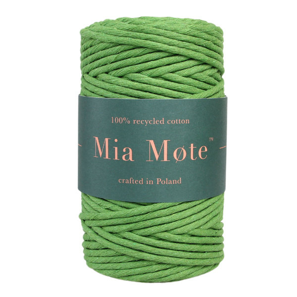 Mia Mote™ Classic Line Sznurek bawełniany skręcany do makramy 3mm fuchsyt-Szpula ~ 100 m