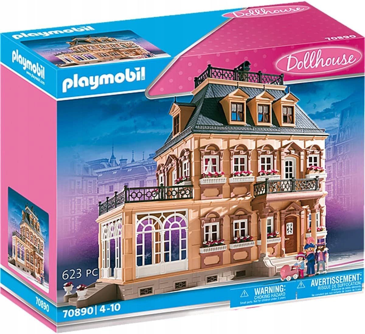Dollhouse Playmobil 70890 Nostalgiczny Duży Domek Dla Lalek