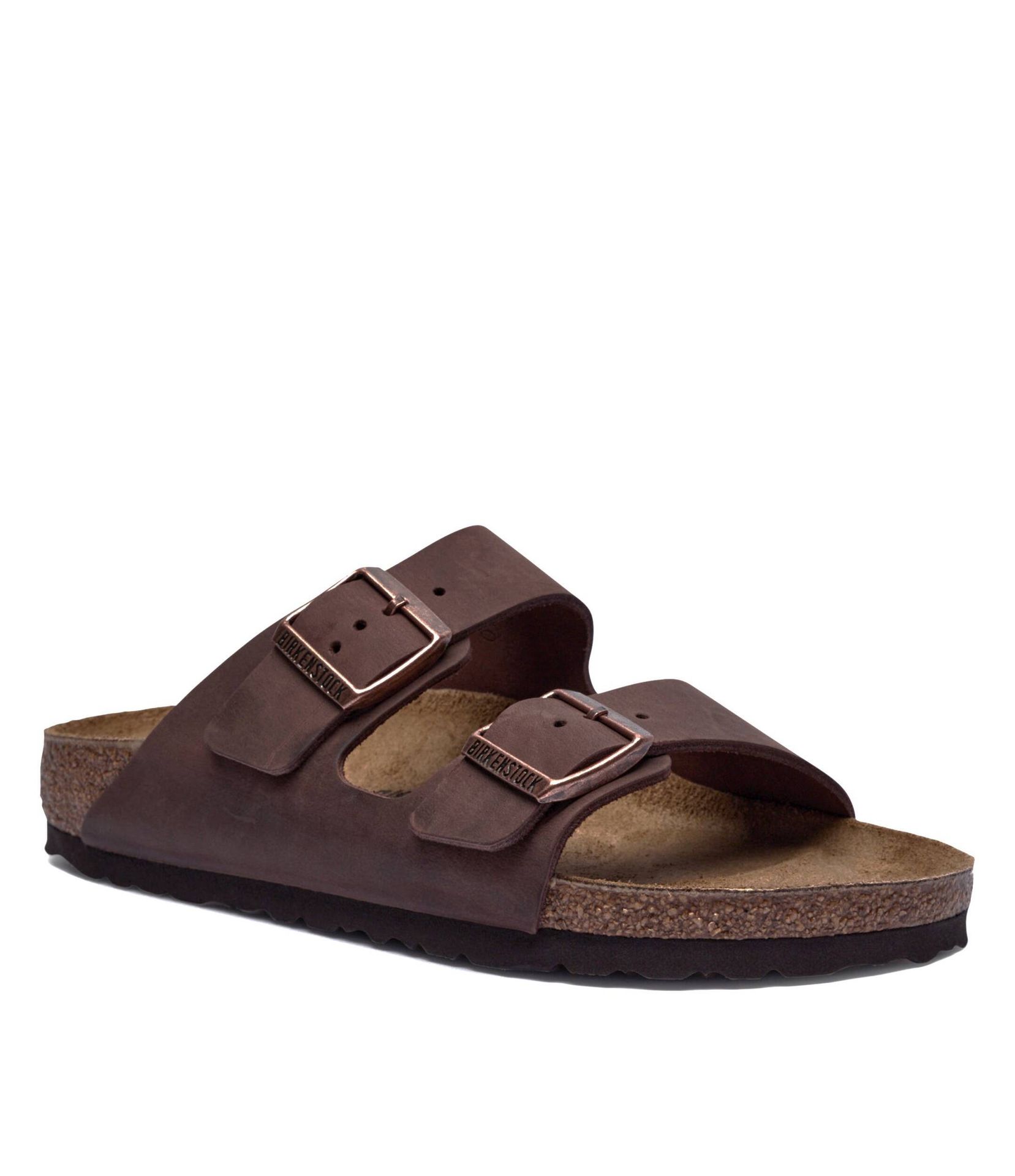 Birkenstock Skórzane klapki Arizona narrow fit