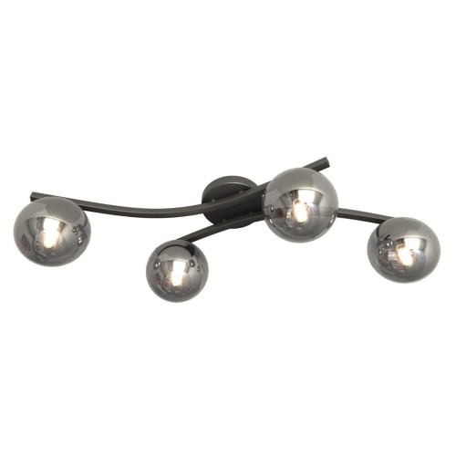 Opus lampa sufitowa 4xE14 czarna/grafit 1391/4