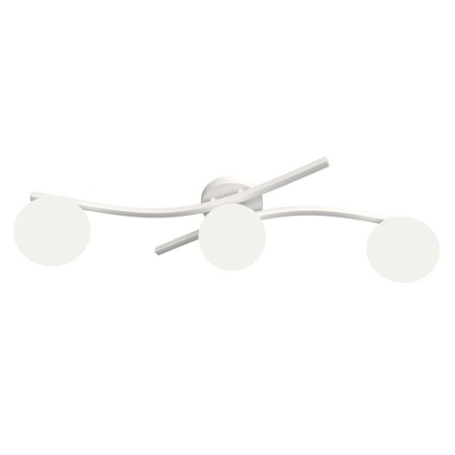 Opus lampa sufitowa 3xE14 biała/opal 1392/3
