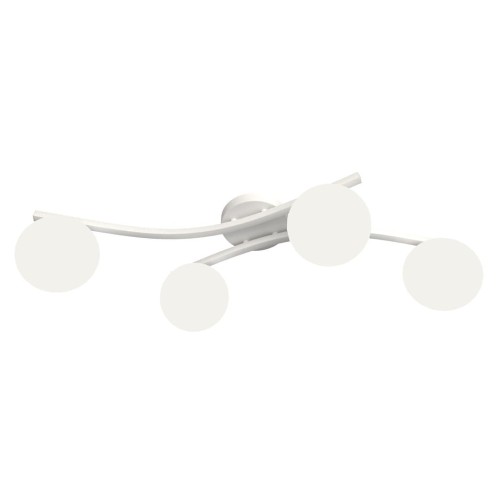 Opus lampa sufitowa 4xE14 biała/opal 1392/4
