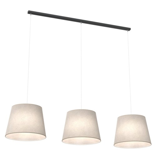 Epoca lampa wisząca 3xE27 czarna/beżowa 1404/3