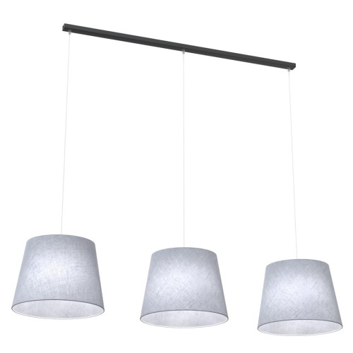 Epoca lampa wisząca 3xE27 czarna/szara 1405/3