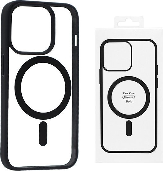 . ECOBOX MAGSAFE CASE DO IPHONE 13/14 ETUI NAKŁADKA FUTERAŁ CZARNY