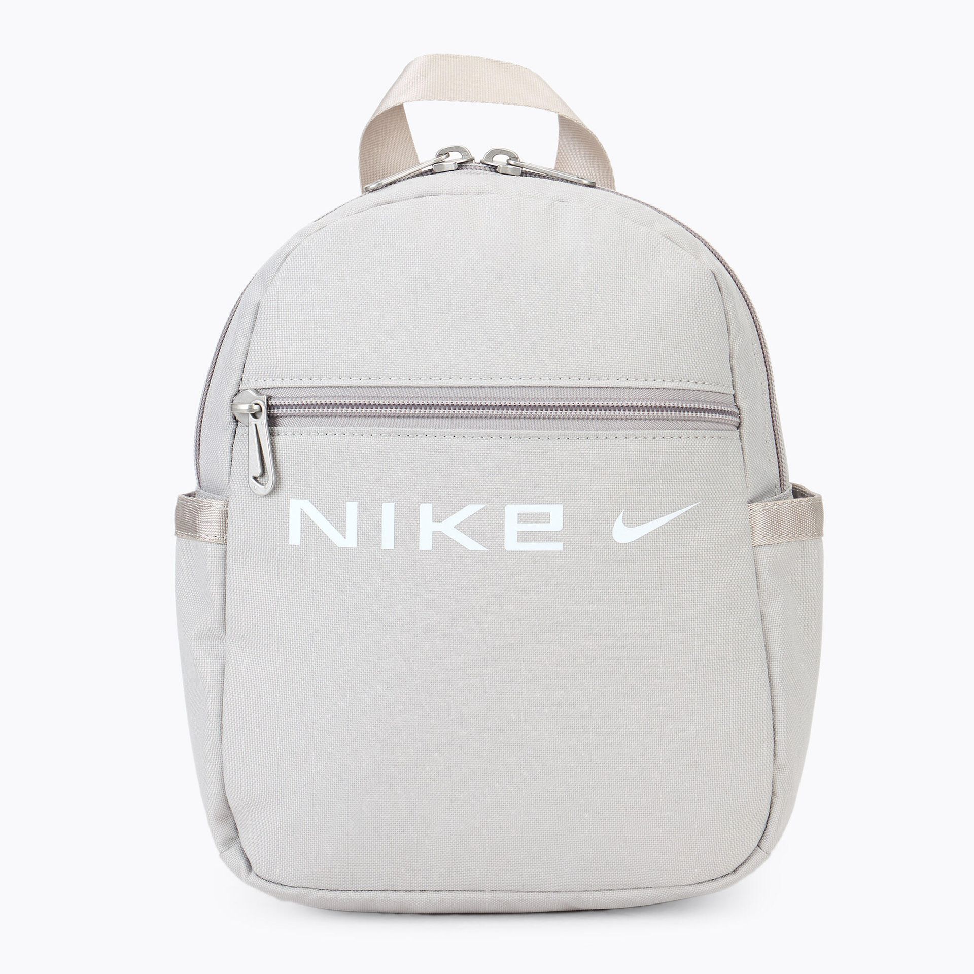 Nike Plecak damski Nsw Futura Mini Backpack-Ct Con Fa24, Lt Iron Ore/Lt Iron Ore/White, FZ2474-014, MISC, Lt Iron Ore/Lt Iron Ore/White, Rozmiar uniwersalny, Odzież sportowa