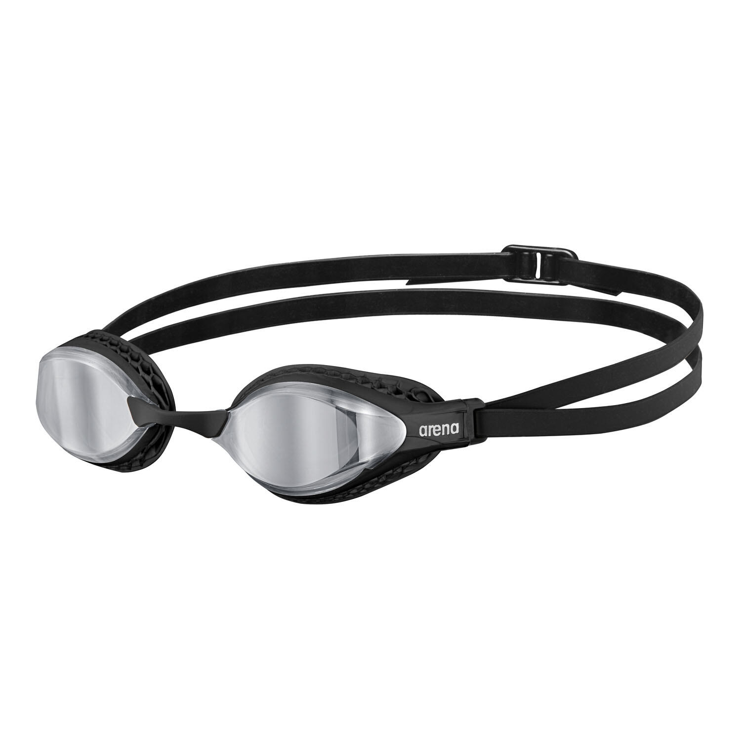 Arena Airspeed Mirror Okulary pływackie, silver/black 2020 Okulary do pływania 3151-100-0