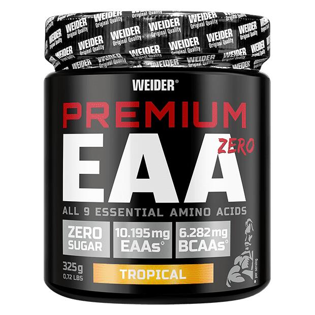 Aminokwasy Weider Premium EAA Zero 325 g Tropikalne (4044782315712)
