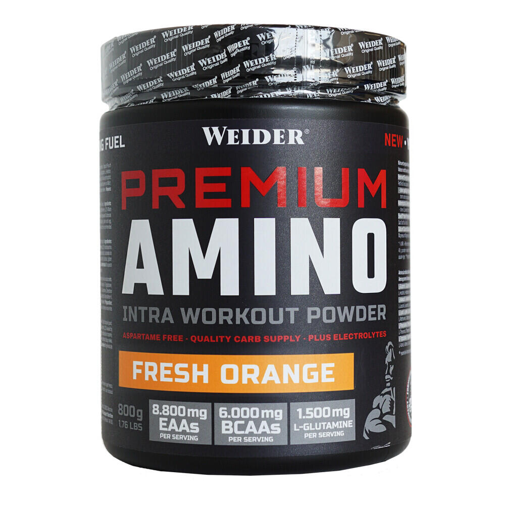 Weider - Amino Premium, Świeża Pomarańcza, Proszek, 800g