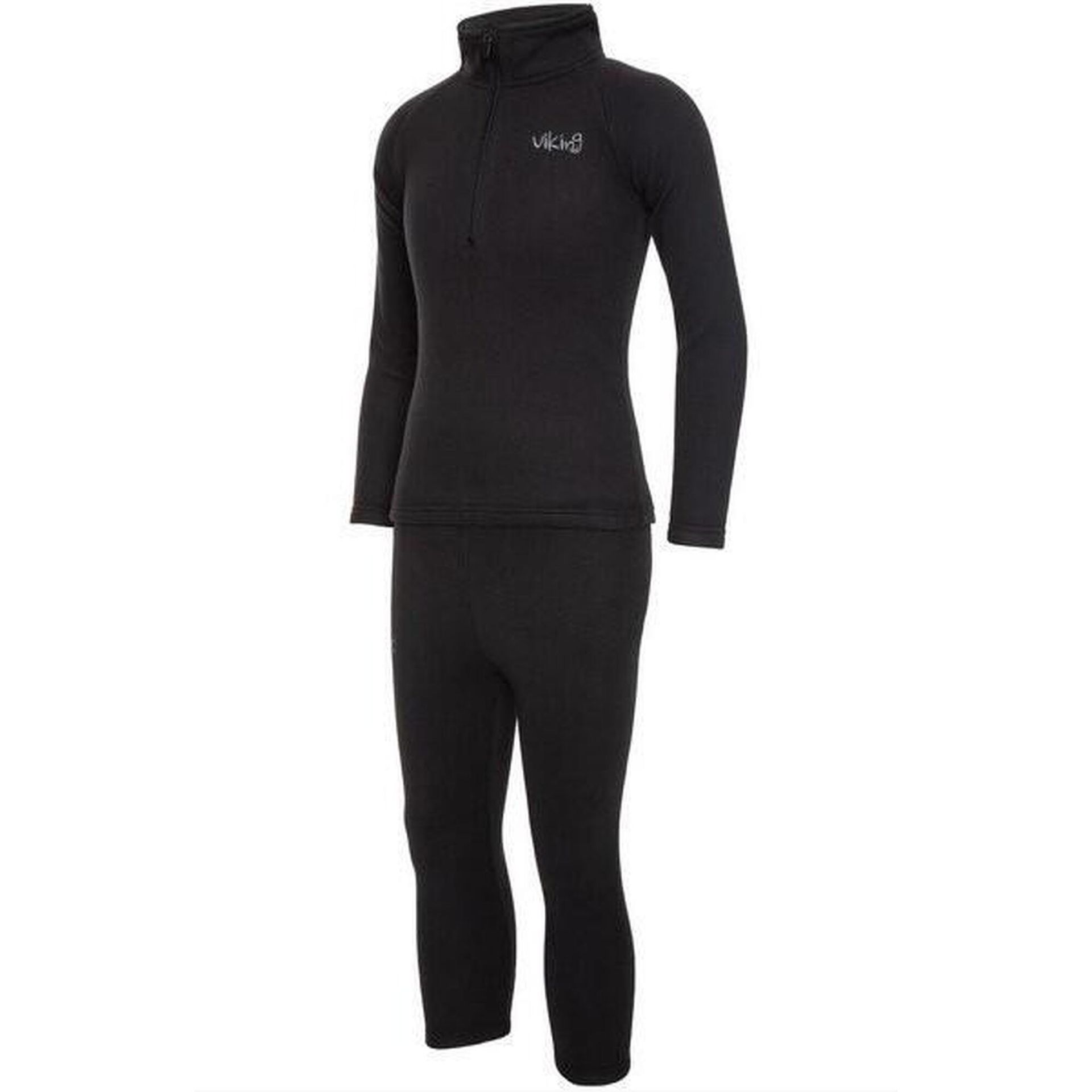 Viking, Bielizna, Arctis Polartec Fleece (Kids set) 500/21/9522/09, czarny, rozmiar 104