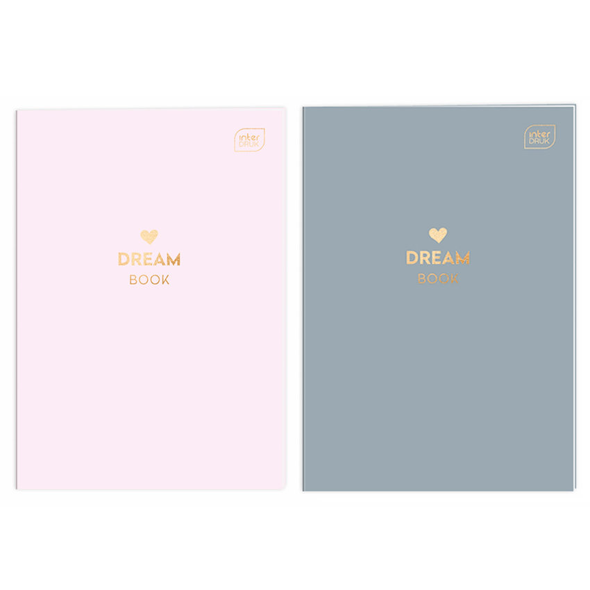 2 SZT X ZESZYT A4 60 KARTEK KRATKA DREAM BOOK DLA DZIEWCZYNY