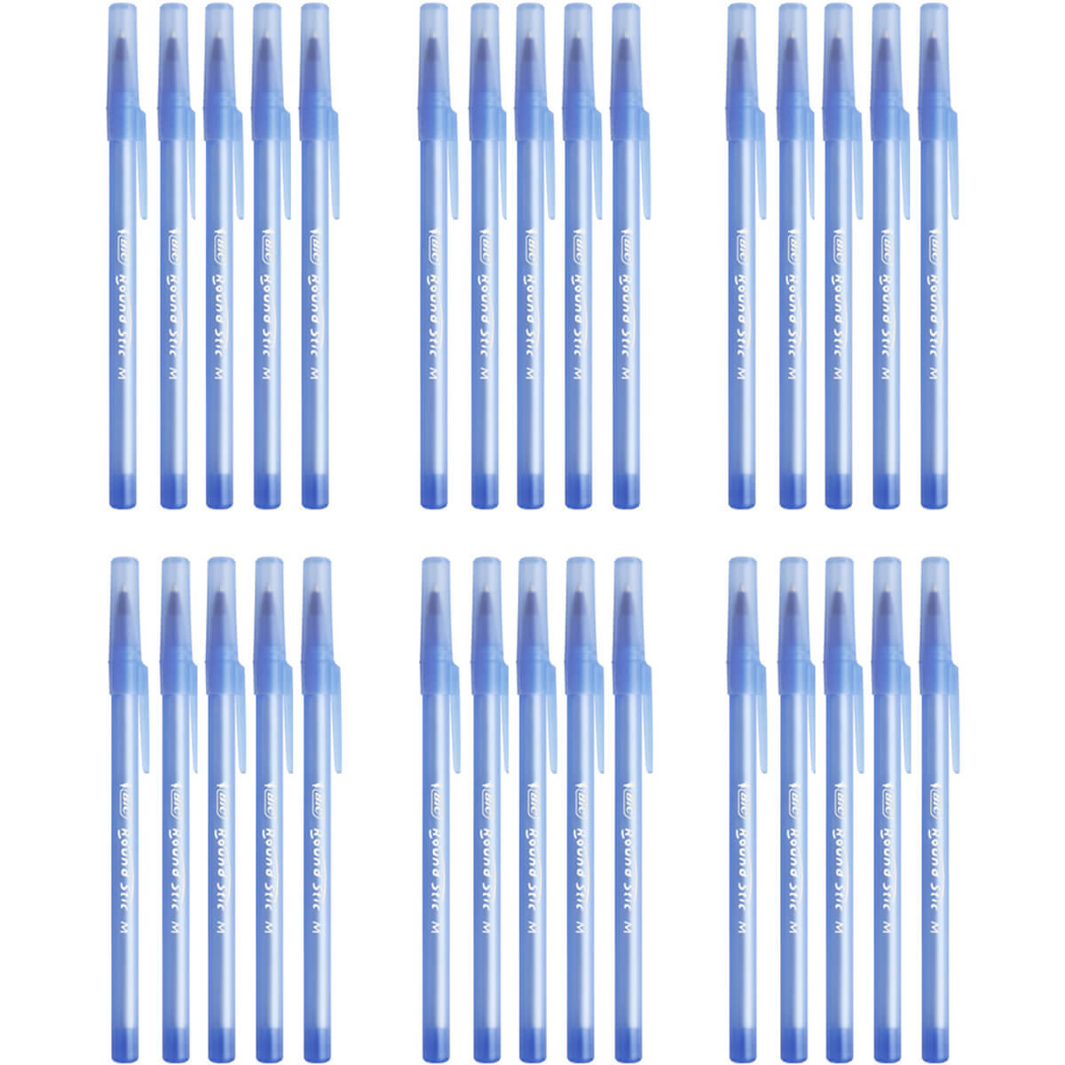 30 szt. x długopis BIC Round Stic Classic 1,0 mm, niebieski