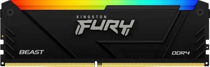 Pamięć Kingston Fury Beast RGB, DDR4, 8 GB, 2666MHz, CL16 KF426C16BB2A/8