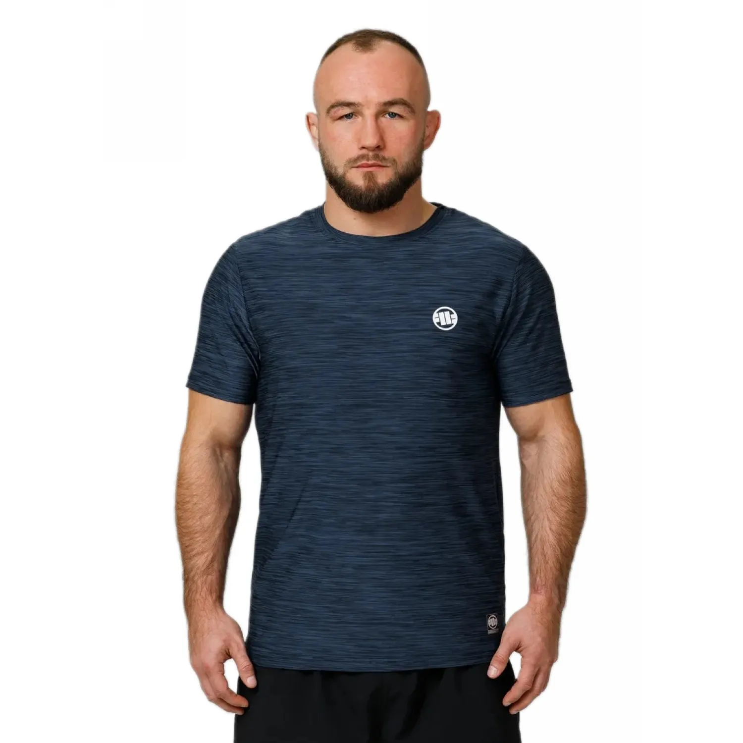 Pit Bull Middle Weight 190 Casual Sport Small Logo '25 - Granatowy Melanż  S