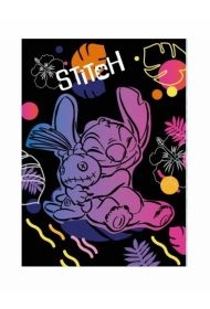 Zeszyt A5 60 k. linia wzór 2 Disney Black Stitch