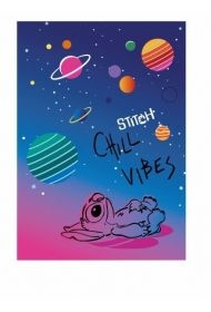 Zeszyt A5 32 k. Kratka (m) wzór 1 Disney Black Stitch CoolPack