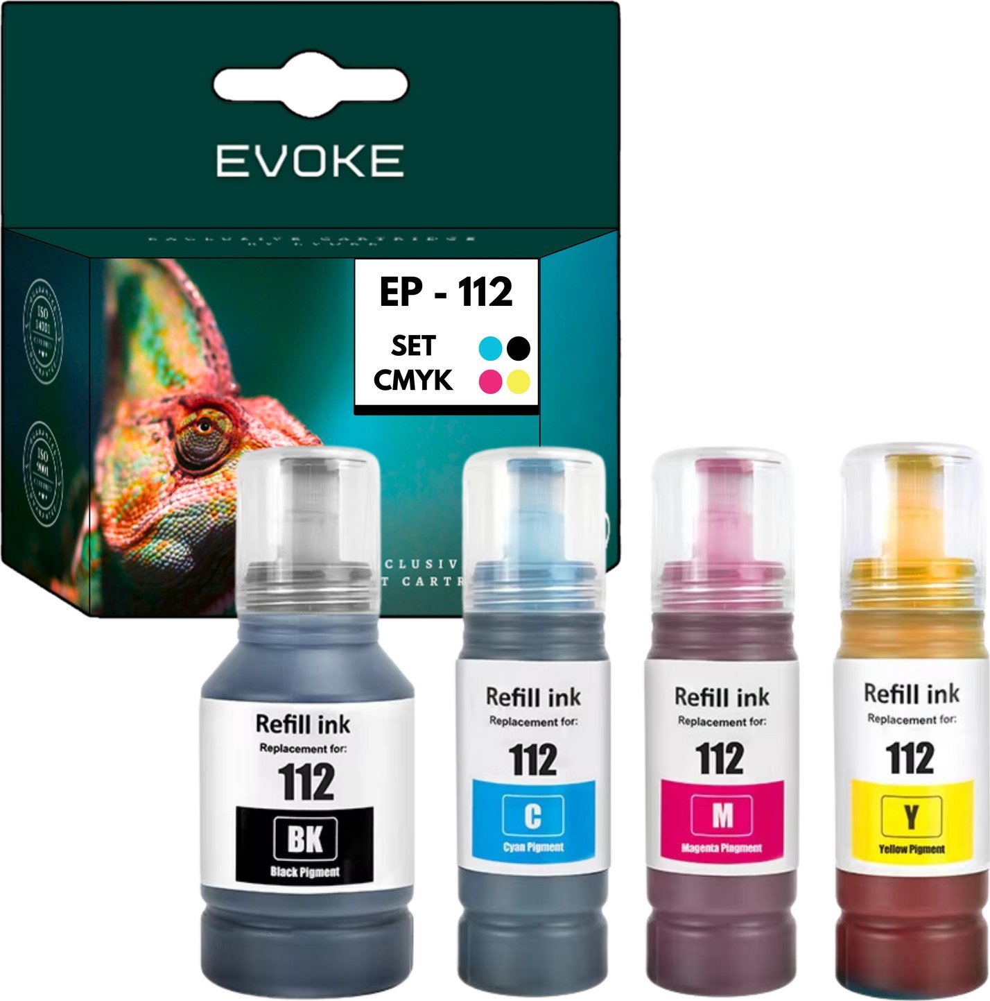 4x Tusz do drukarki Epson 112 XL czarny + zestaw kolorów 112 CMYK