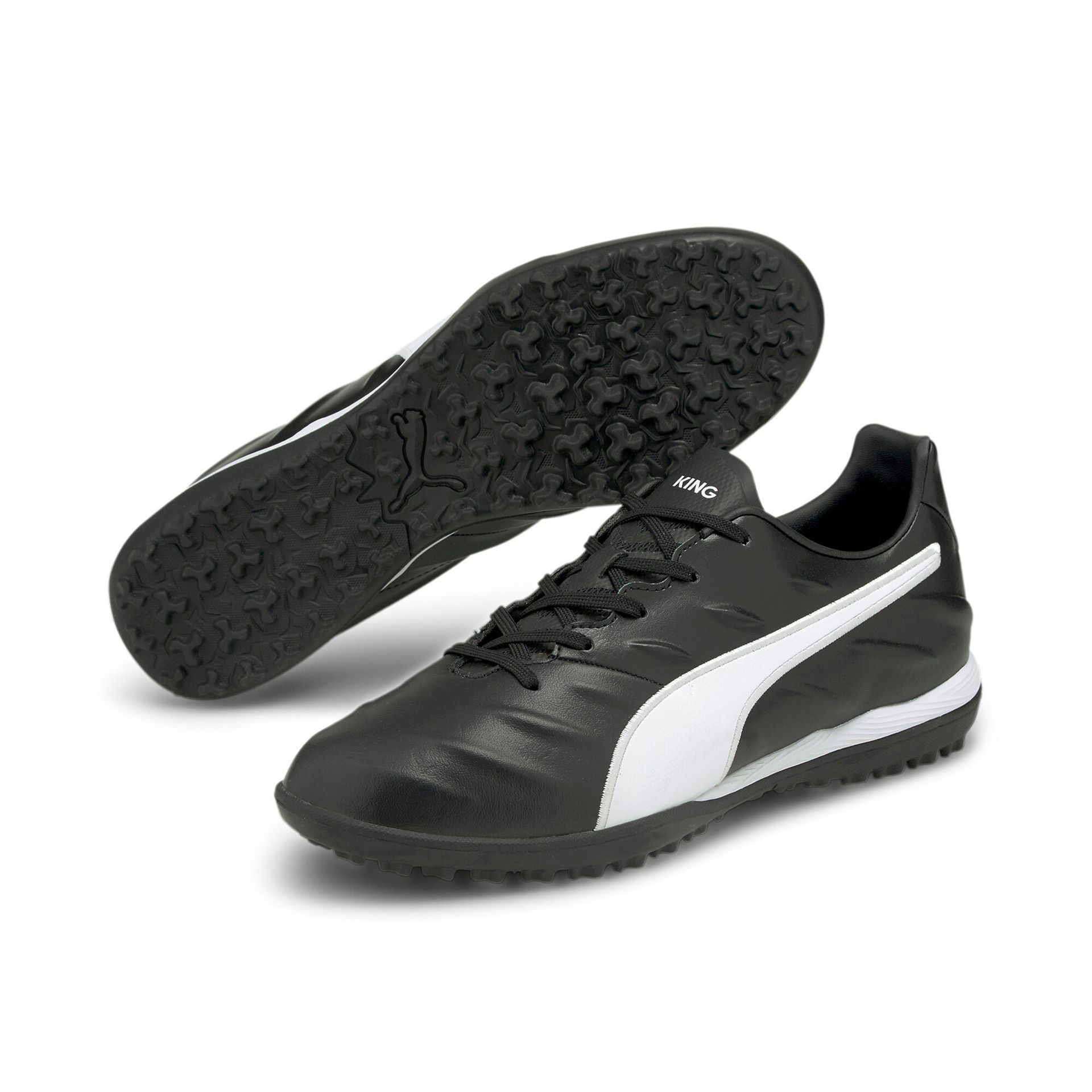 PUMA Unisex King Pro 21 Tt buty piłkarskie, Puma Czarny - 37 EU