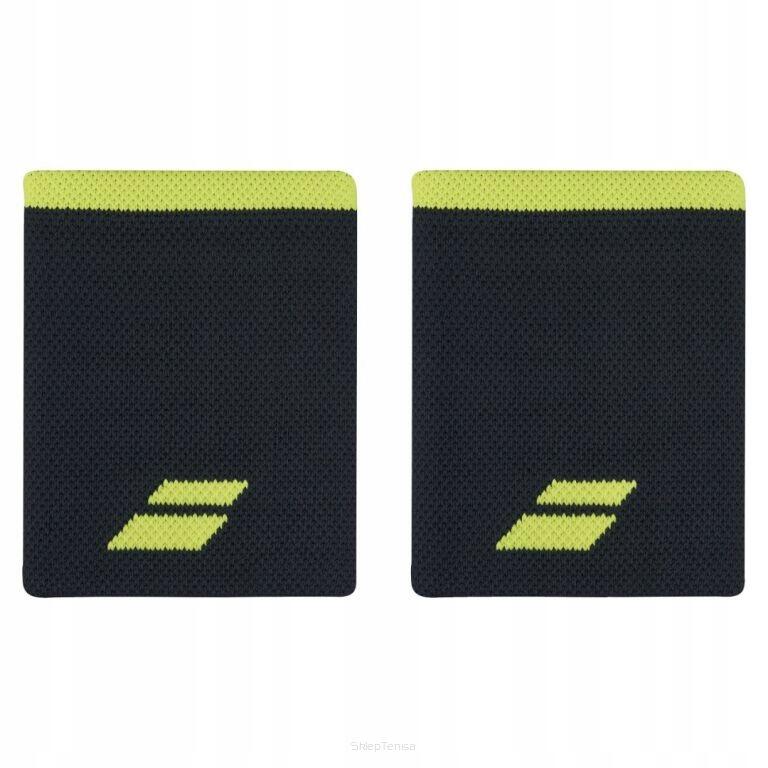 Frotka Babolat  Logo Jumbo Wristband Black/Aero