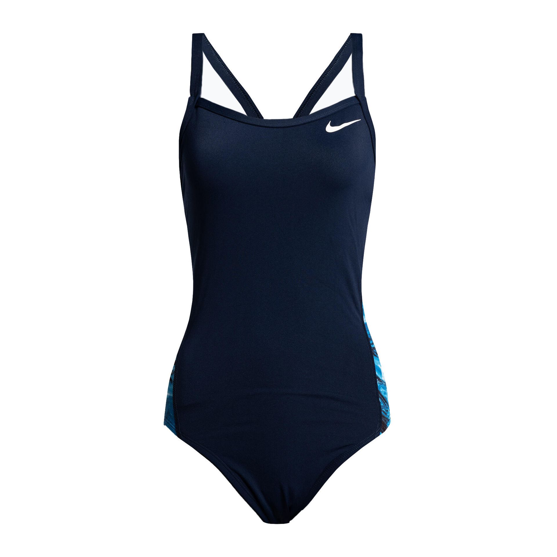 Strój pływacki jednoczęściowy damski Nike Multiple Print Racerback Splice One