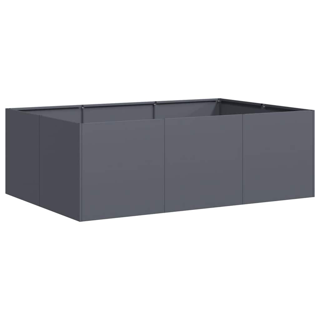 vidaXL Doniczka Antracyt 120x80x40 cm Stal