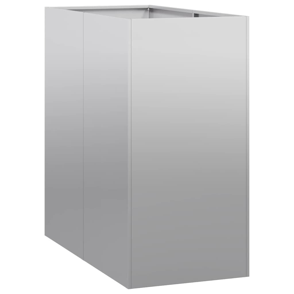 vidaXL Doniczka 40x80x80 cm Stal ocynkowana