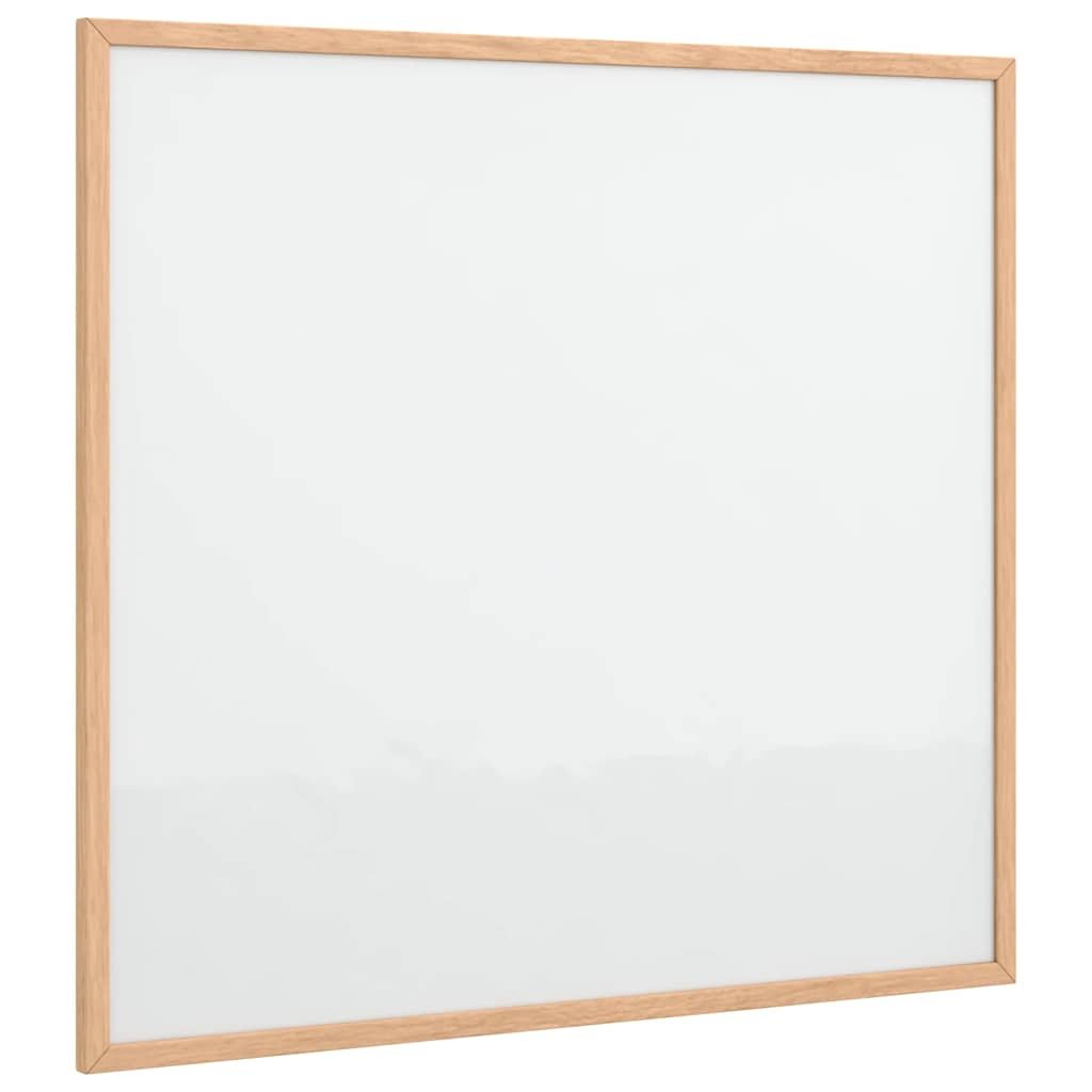 vidaXL Tablica magnetyczna z ramą z litego drewna sosnowego 60x55 cm