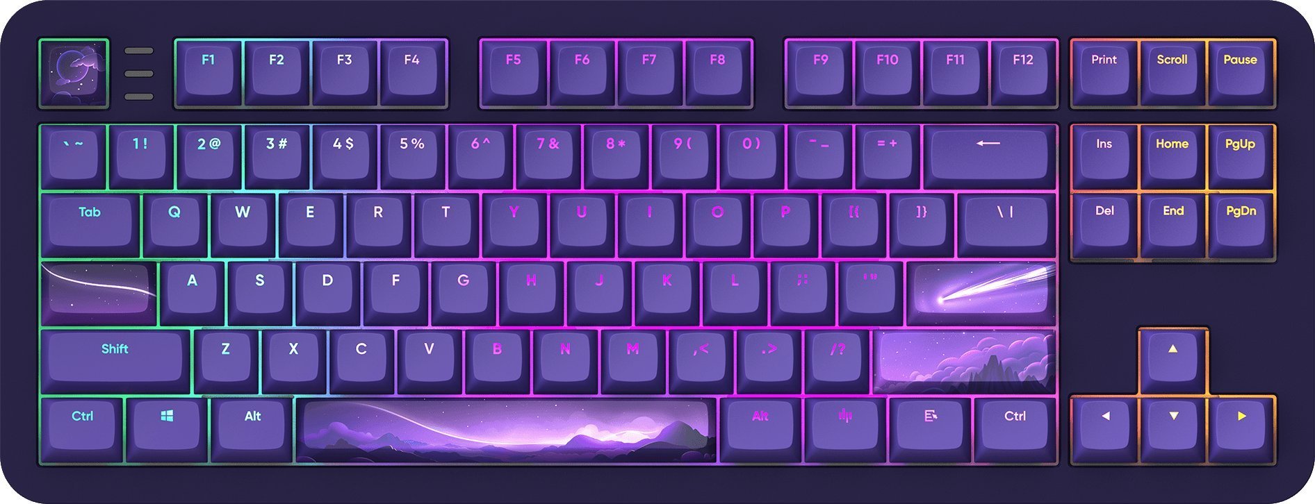 Dark Project ALU87B Celestial G3MS Voidstone DPKB_CELESTIAL_87_ANSI